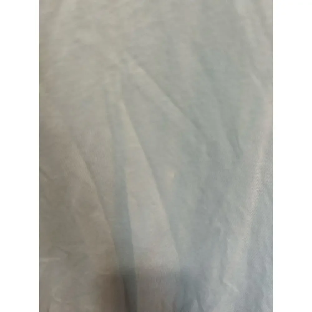 J. Crew long sleeve hooded t shirt mens XL light green some stains